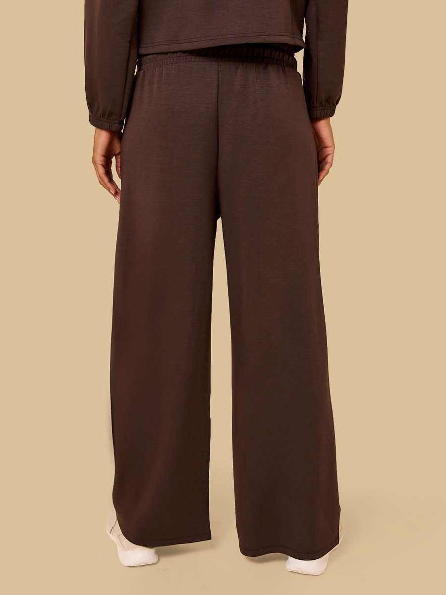 Textured Modal Wide Leg Pants