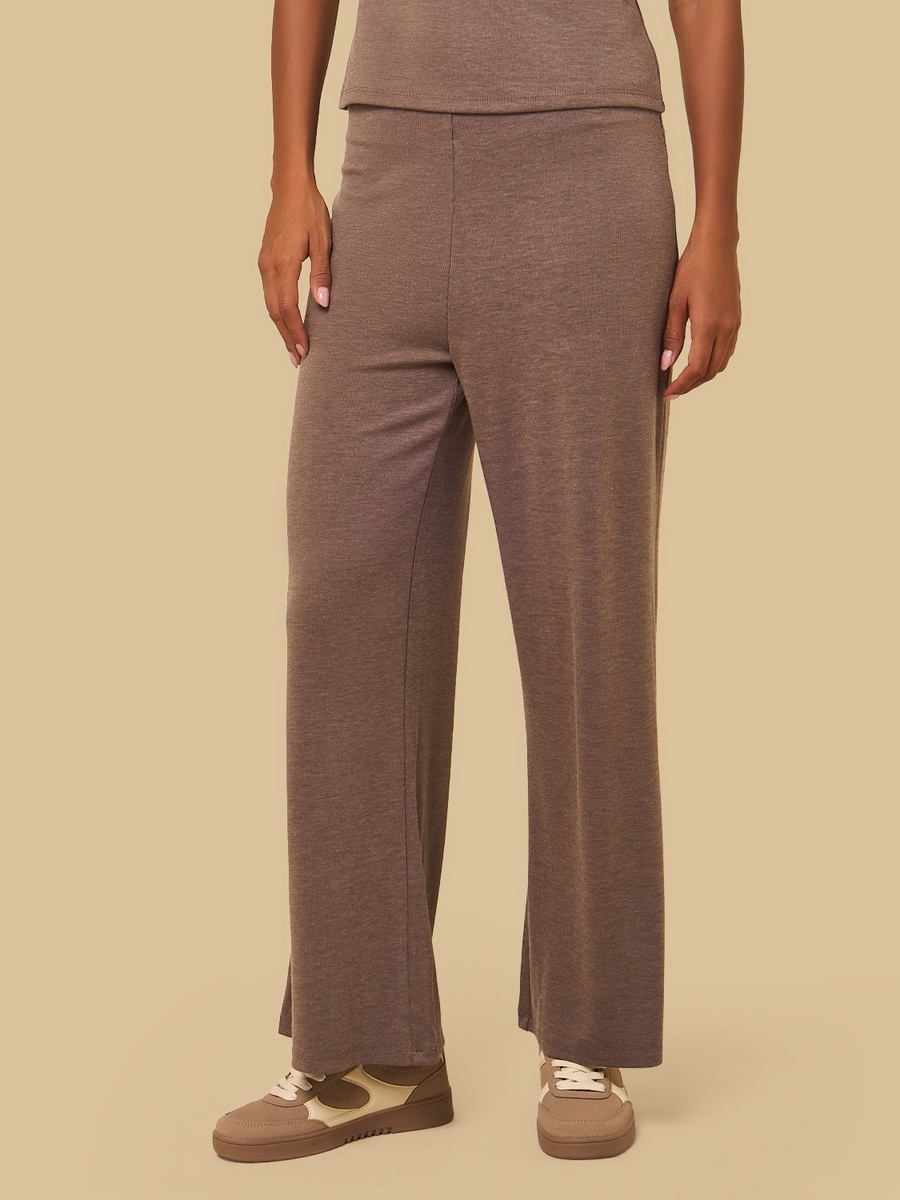 Ribbed Wide Leg Pants