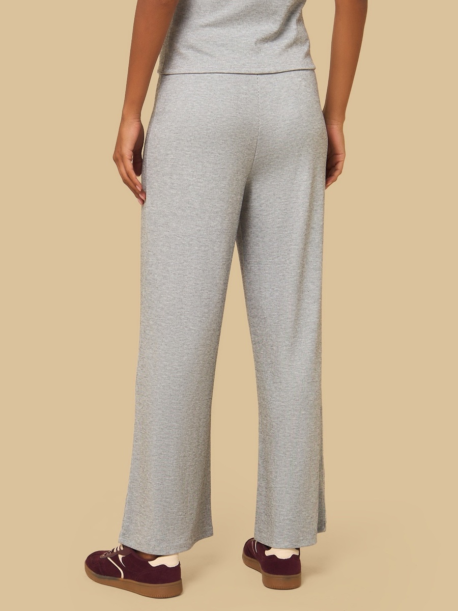 Ribbed Wide Leg Pants