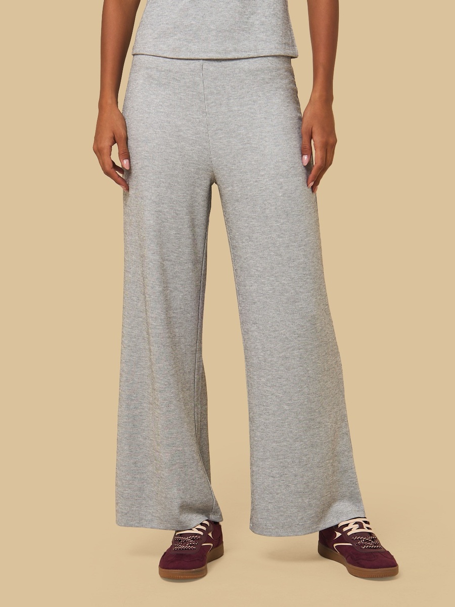 Ribbed Wide Leg Pants