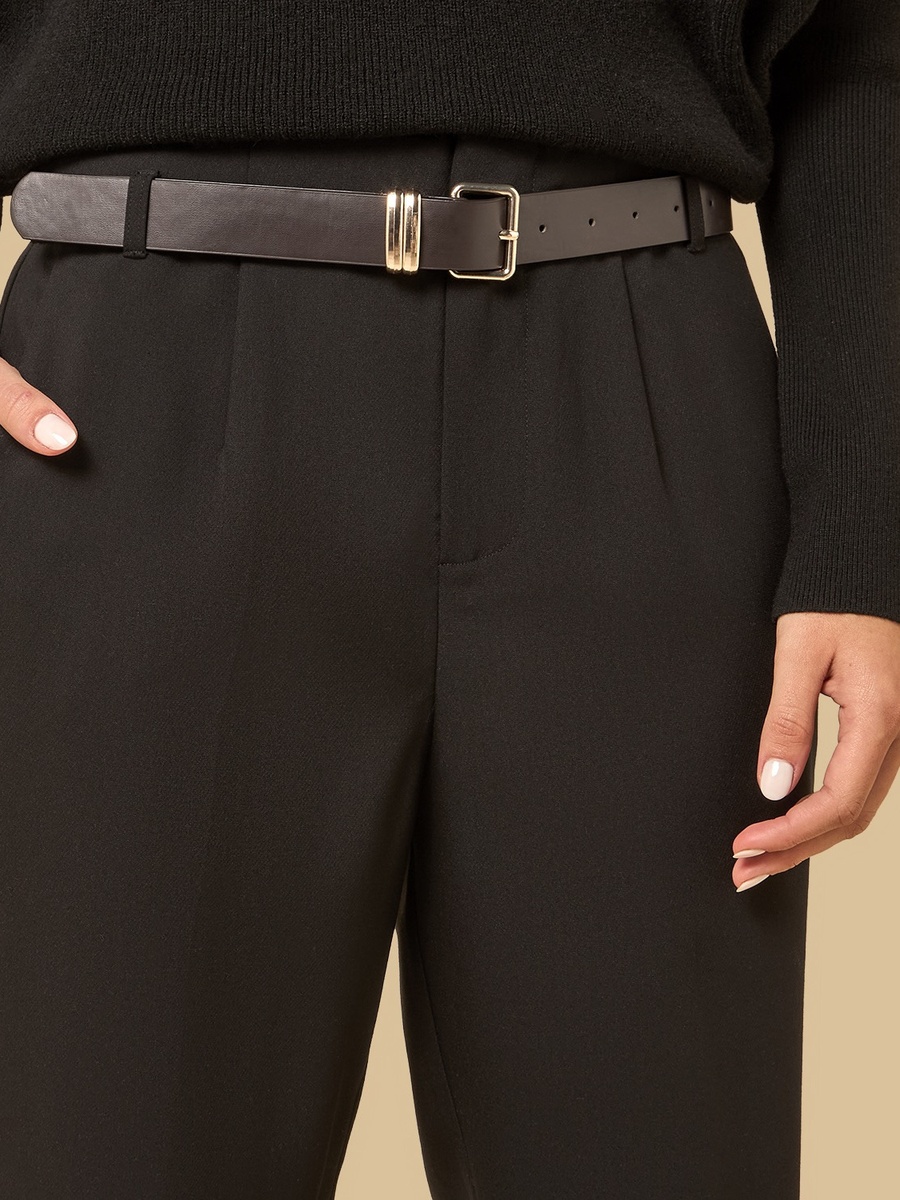 Belted Tapered Pants