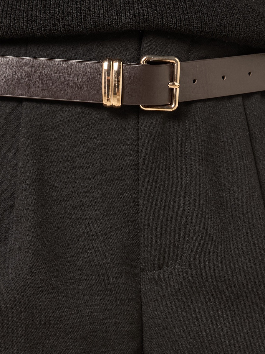 Belted Tapered Pants