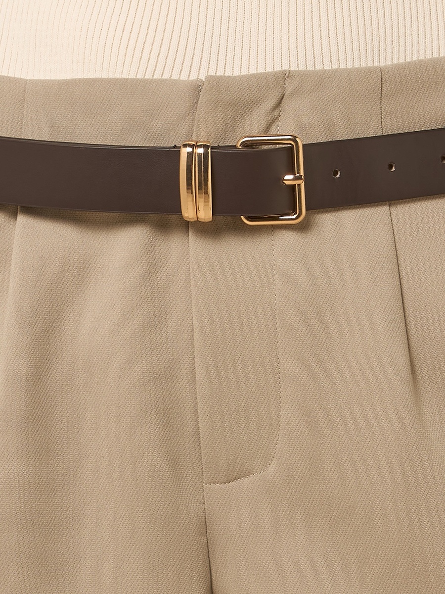 Belted Tapered Pants