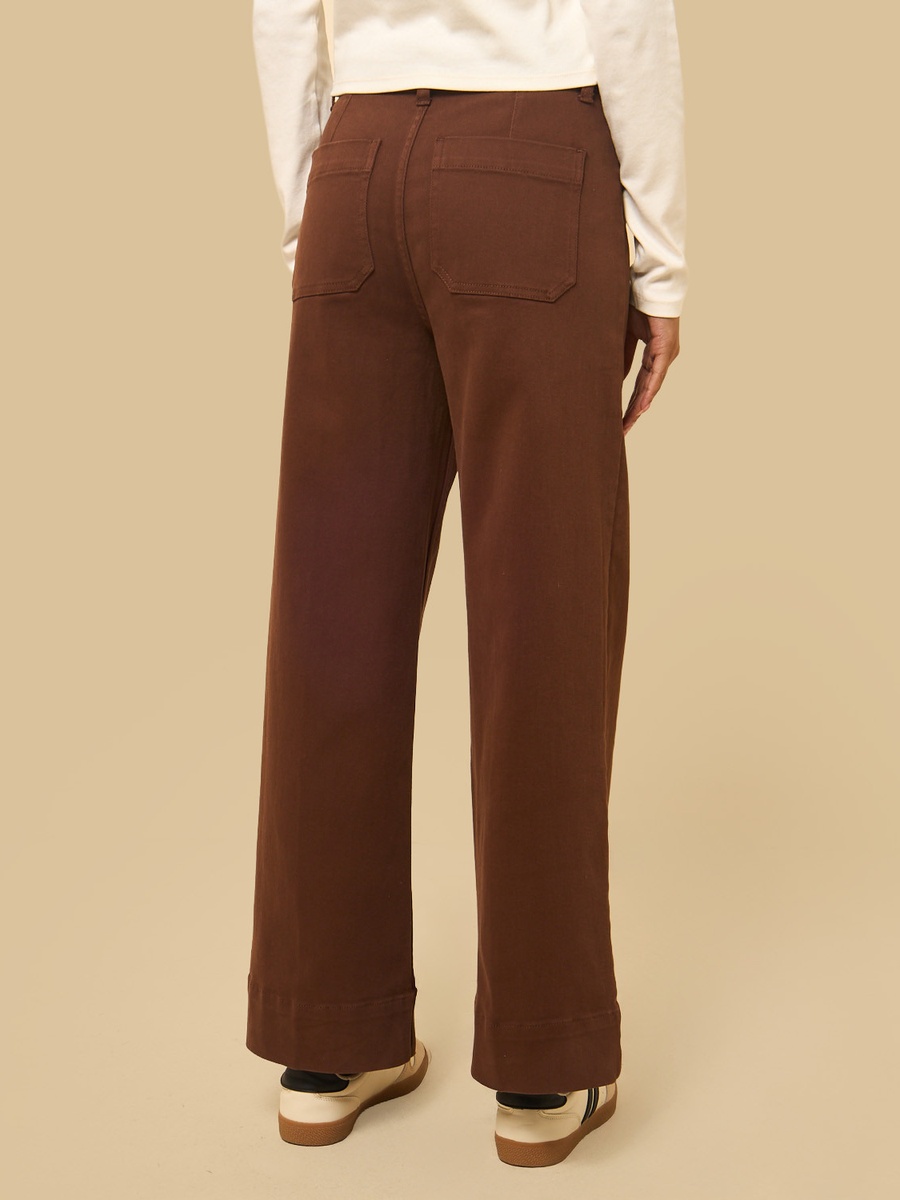 Belted Straight Leg Pants