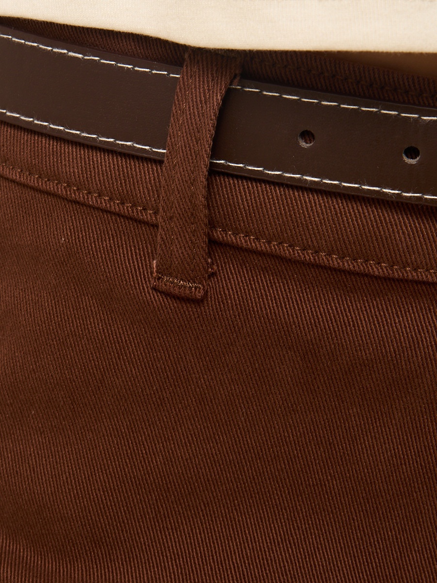 Belted Straight Leg Pants