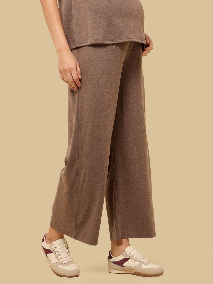 Ribbed Wide Leg Maternity Pants