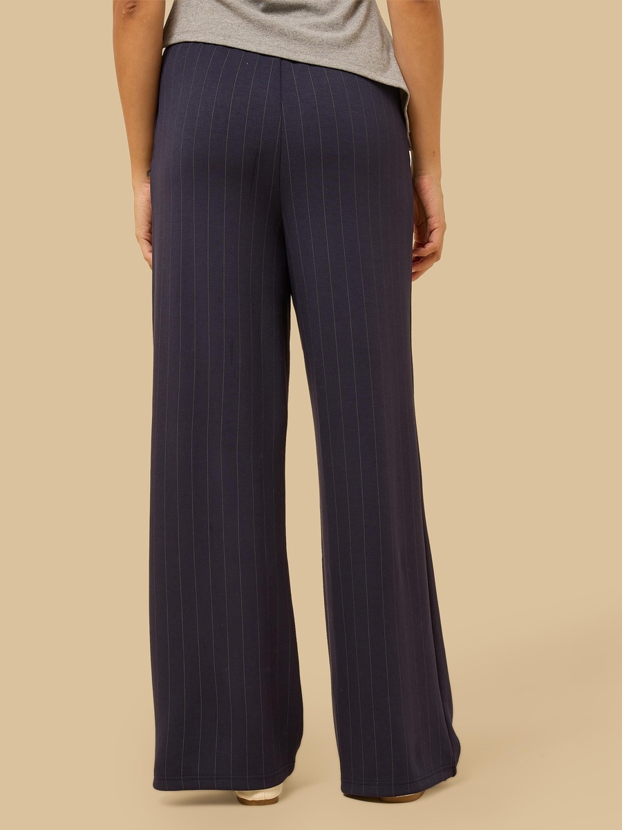 Pleated Modal Wide Leg Pants