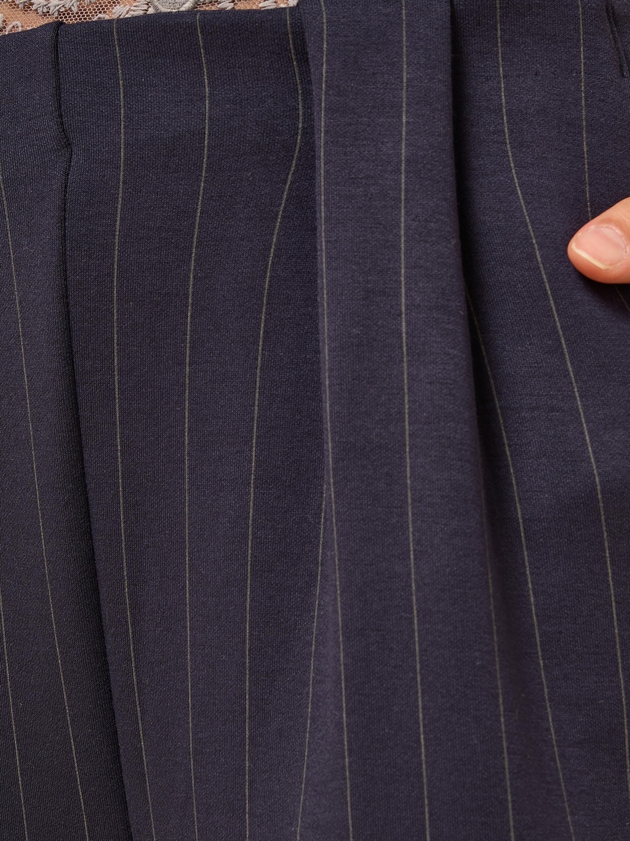 Pleated Modal Wide Leg Pants