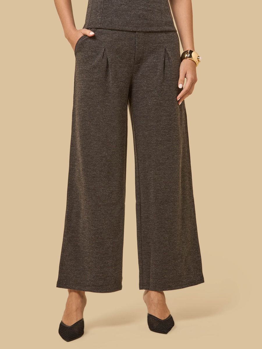 Pleated Wide Leg Pants