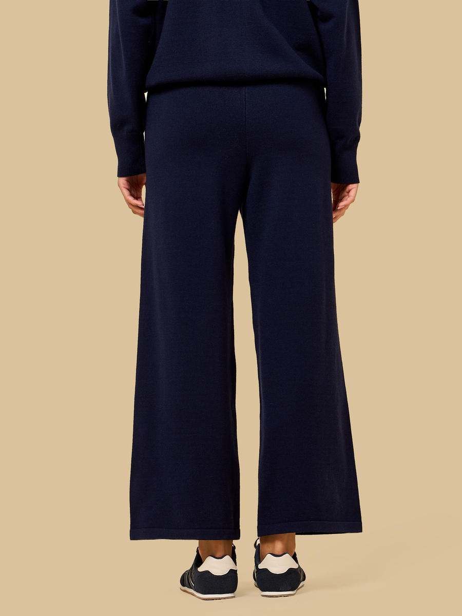 Textured Wide Leg Pants