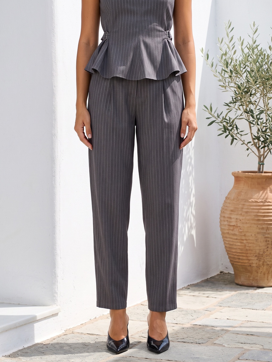 Striped Wide Leg Pants
