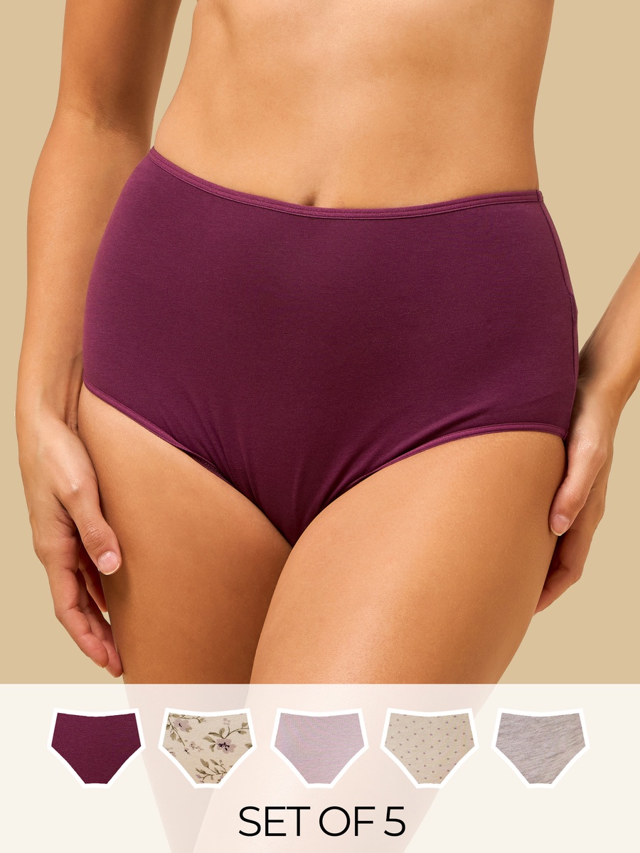 Pack of 5 - Assorted Full Briefs