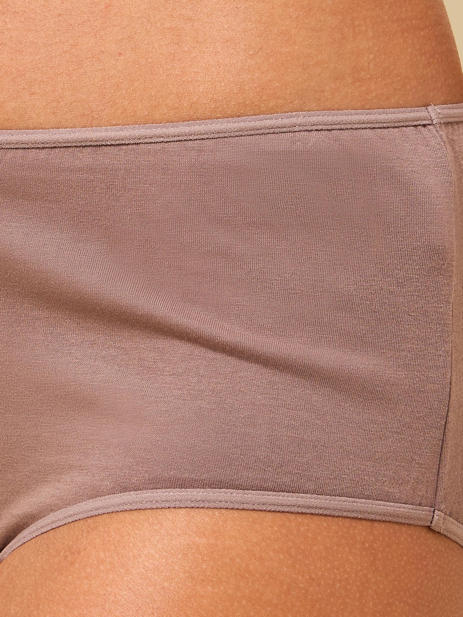 Pack of 4 - Plain Midi Briefs
