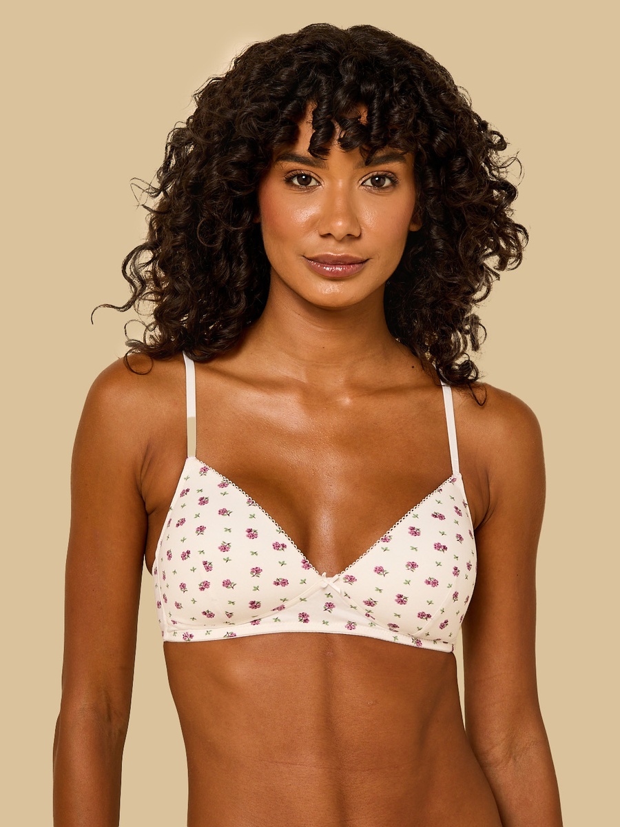 Pack of 2 - Assorted Padded Non-Wired A-Frame Bra