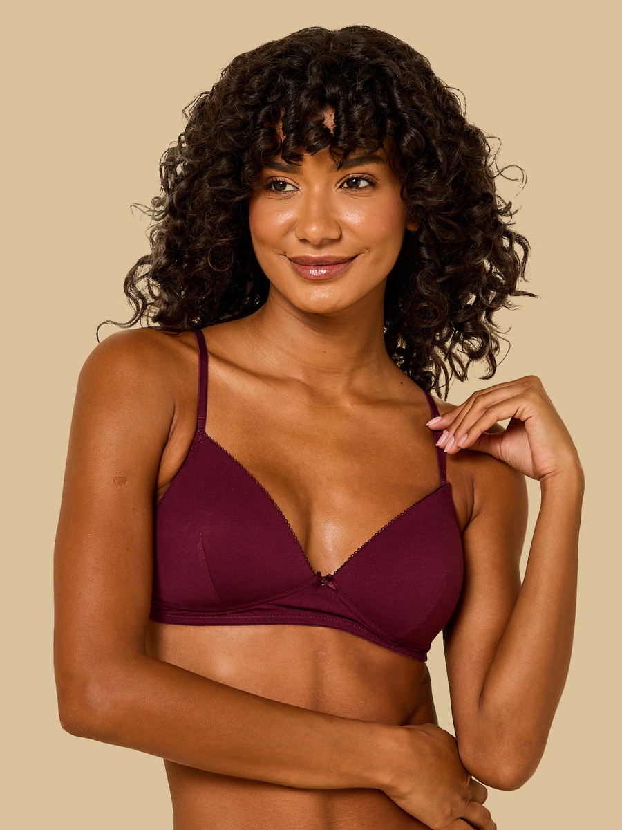 Pack of 2 - Assorted Padded Non-Wired A-Frame Bra
