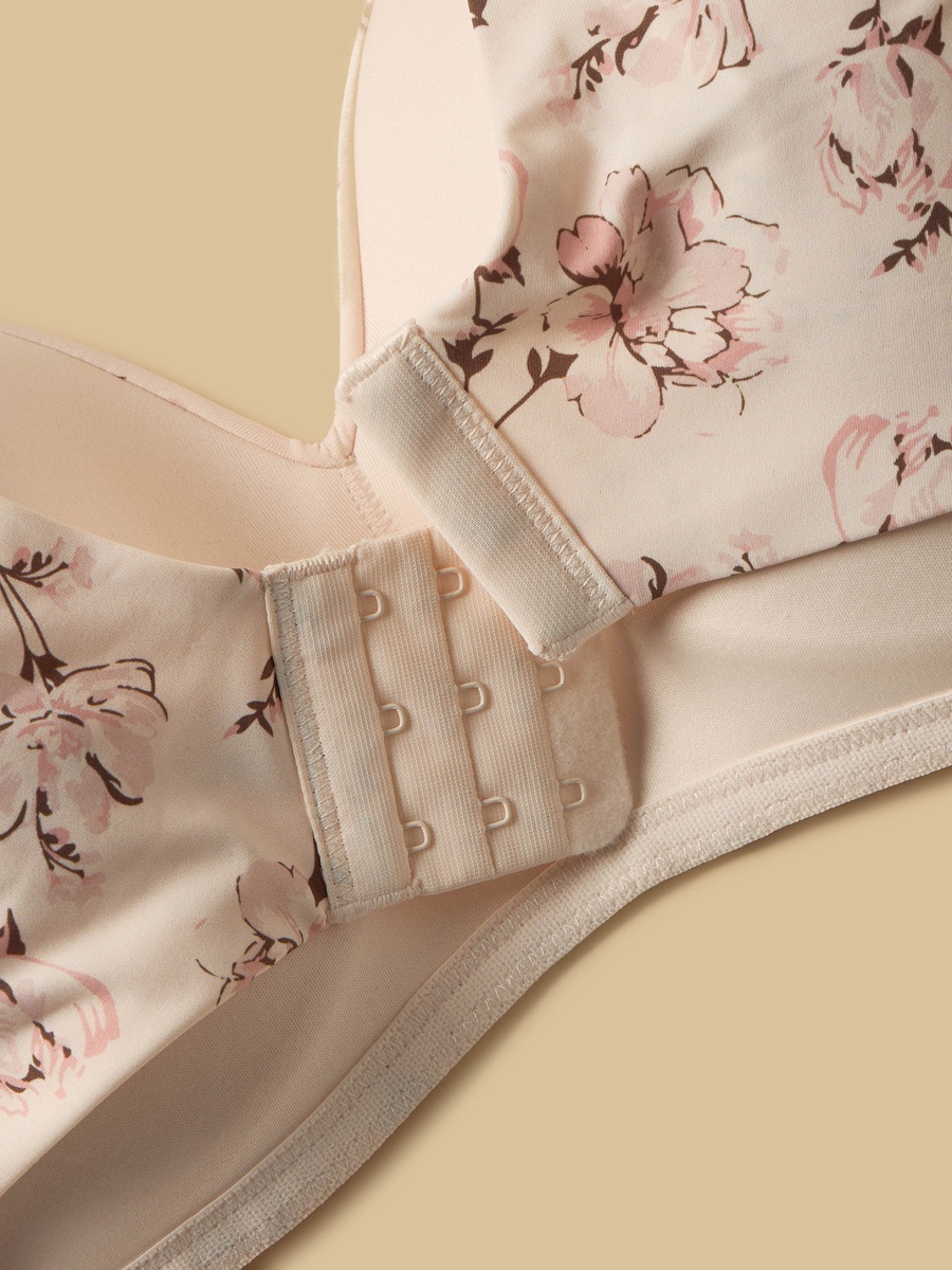 Floral Print Padded Extended Bra