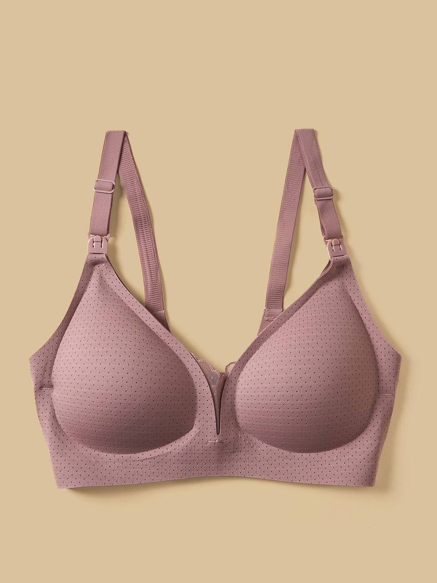 Textured Maternity Bra