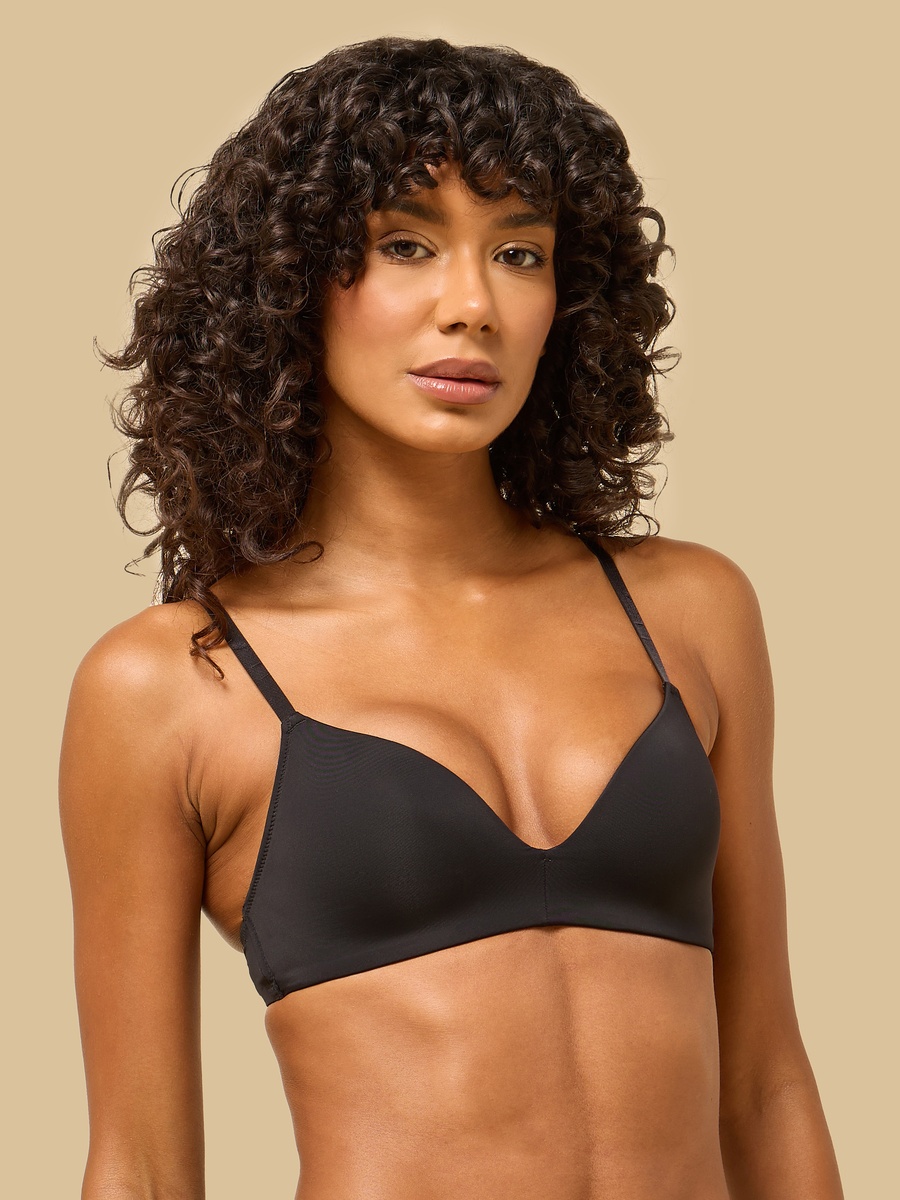 Pack of 2 - Plain Padded Non-Wired Bra