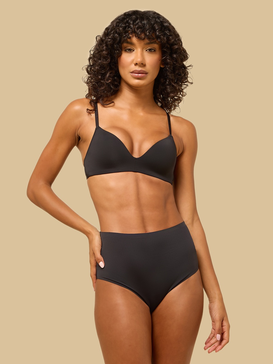 Pack of 2 - Plain Padded Non-Wired Bra