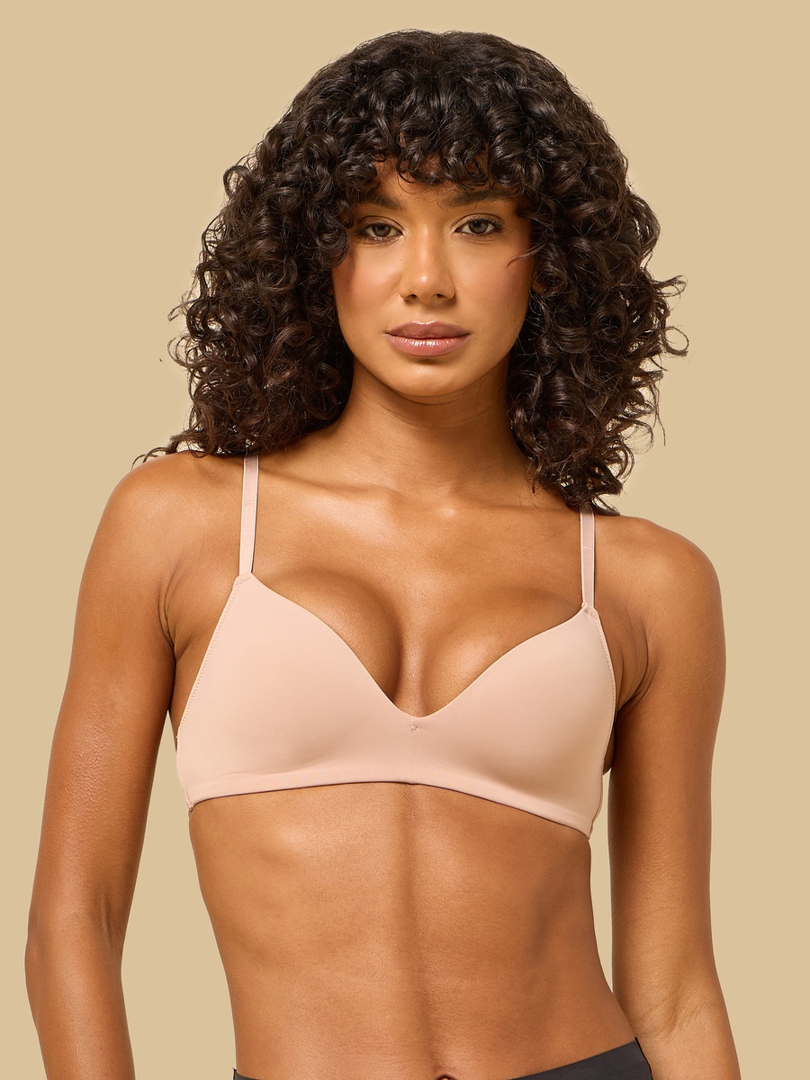 Pack of 2 - Plain Padded Non-Wired Bra