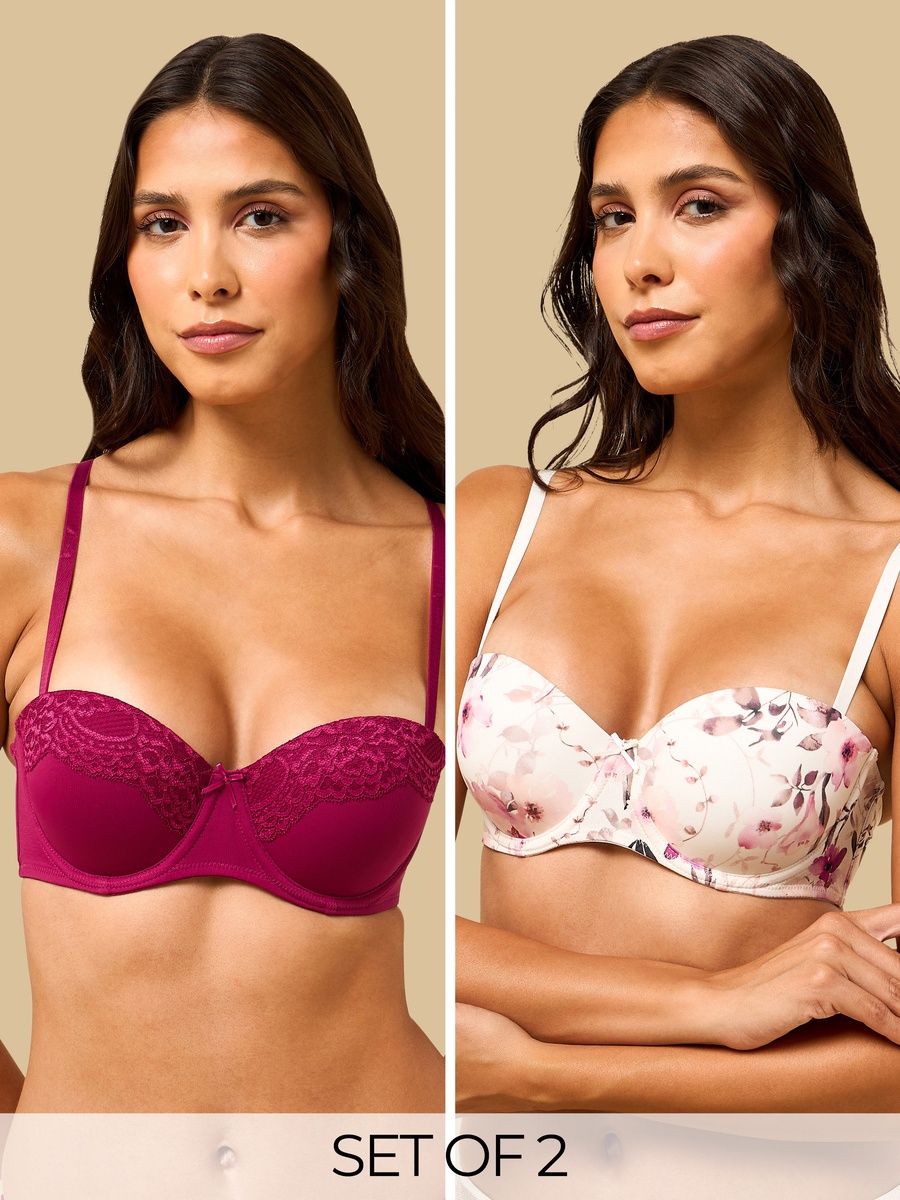 Pack of 2 - Assorted Balconette Bra
