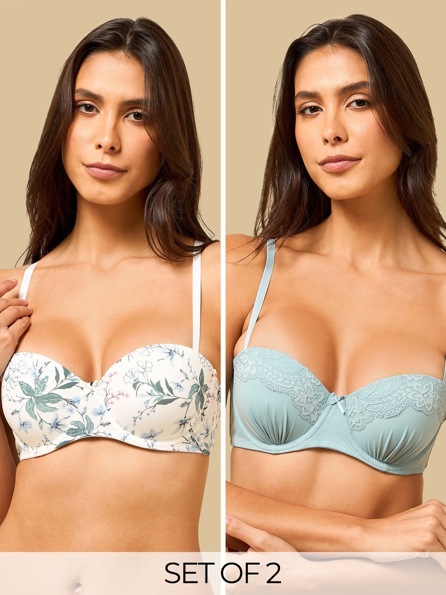 Pack of 2 - Assorted Balconette Bra