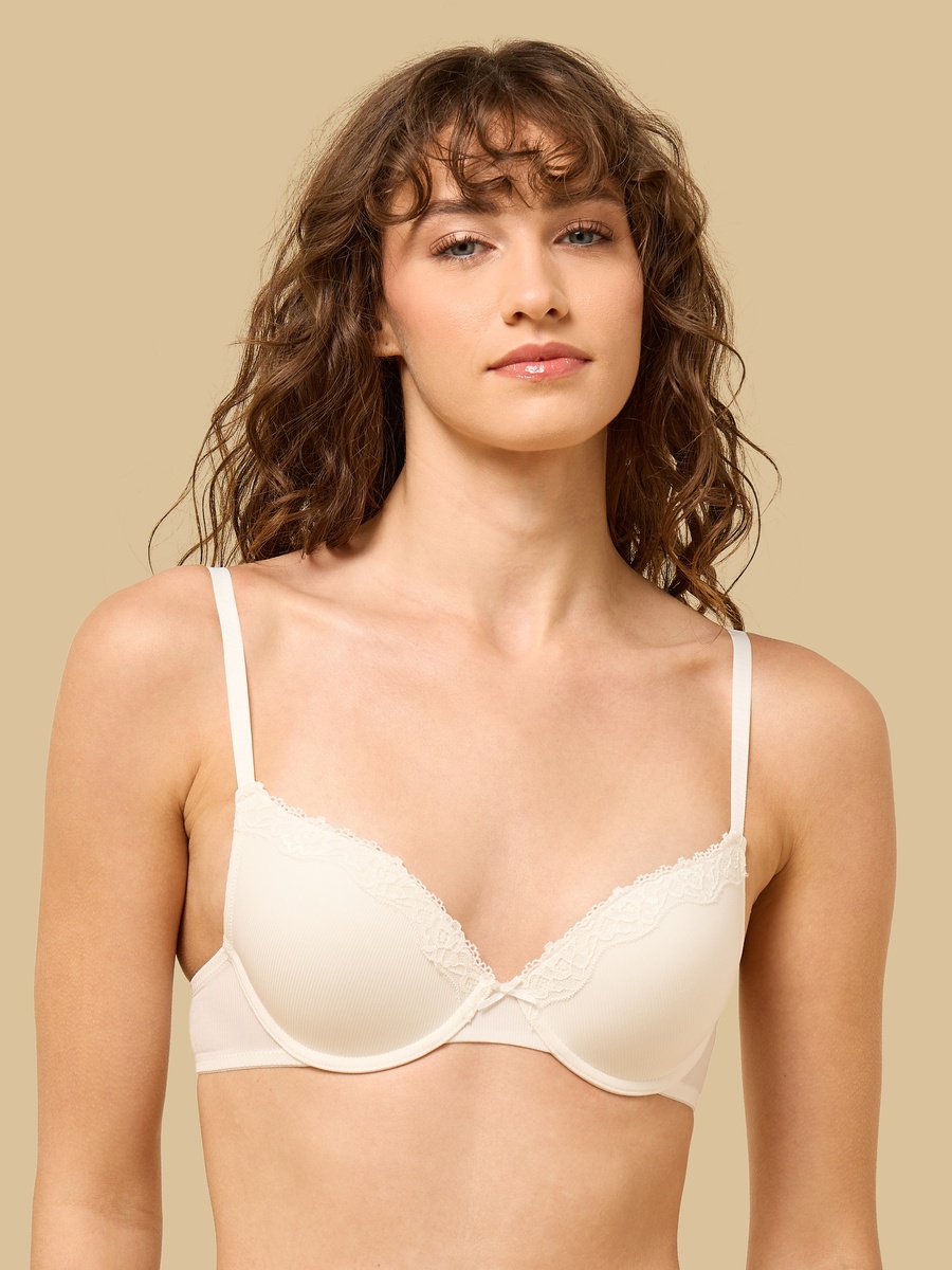 Pack of 2 - Lace Detail Plunge Bra