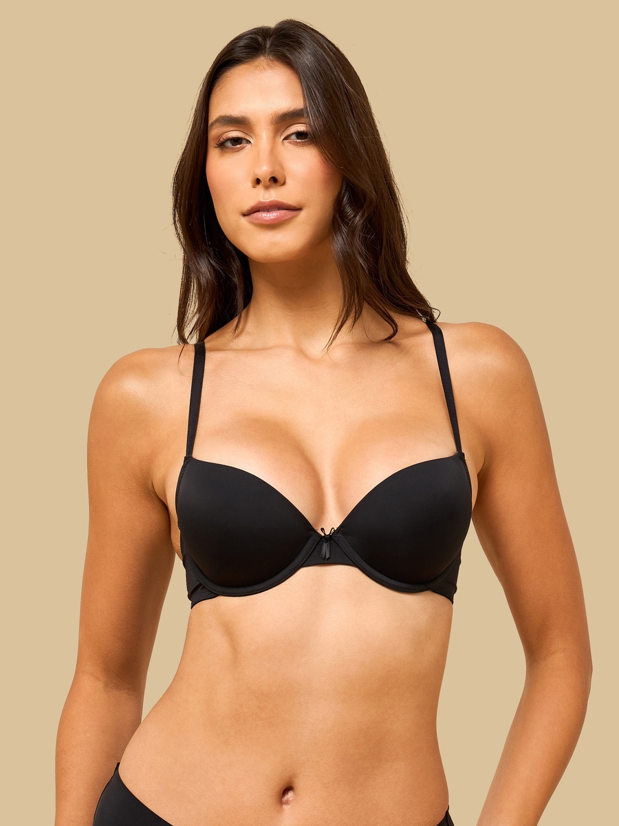 Pack of 2 - Push-Up Wired Demi Bra