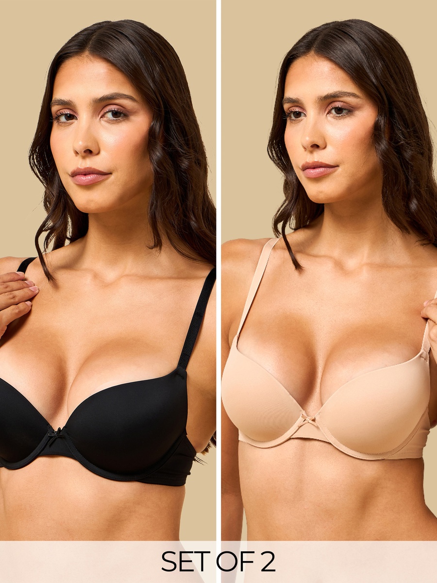 Pack of 2 - Plunge Bra