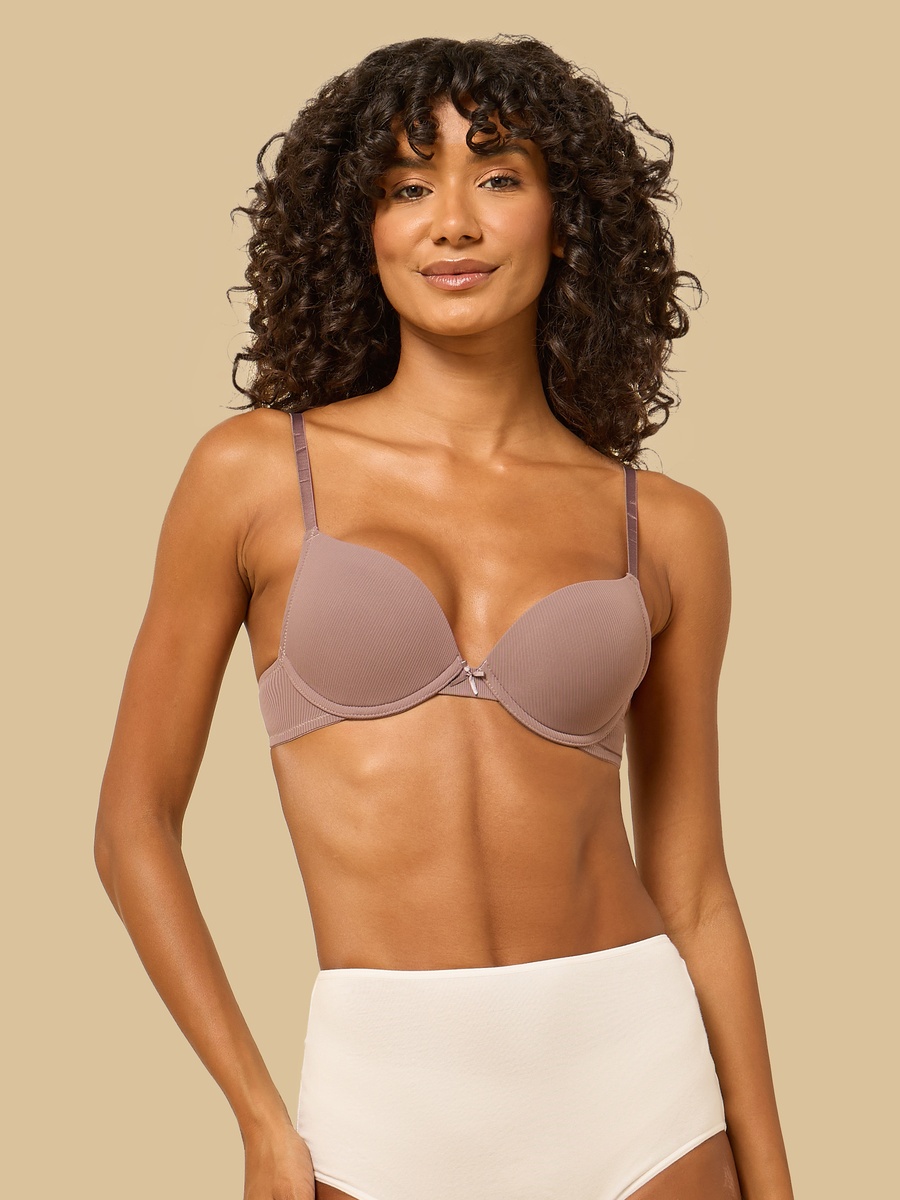 Pack of 3 - Ribbed Plunge Bra