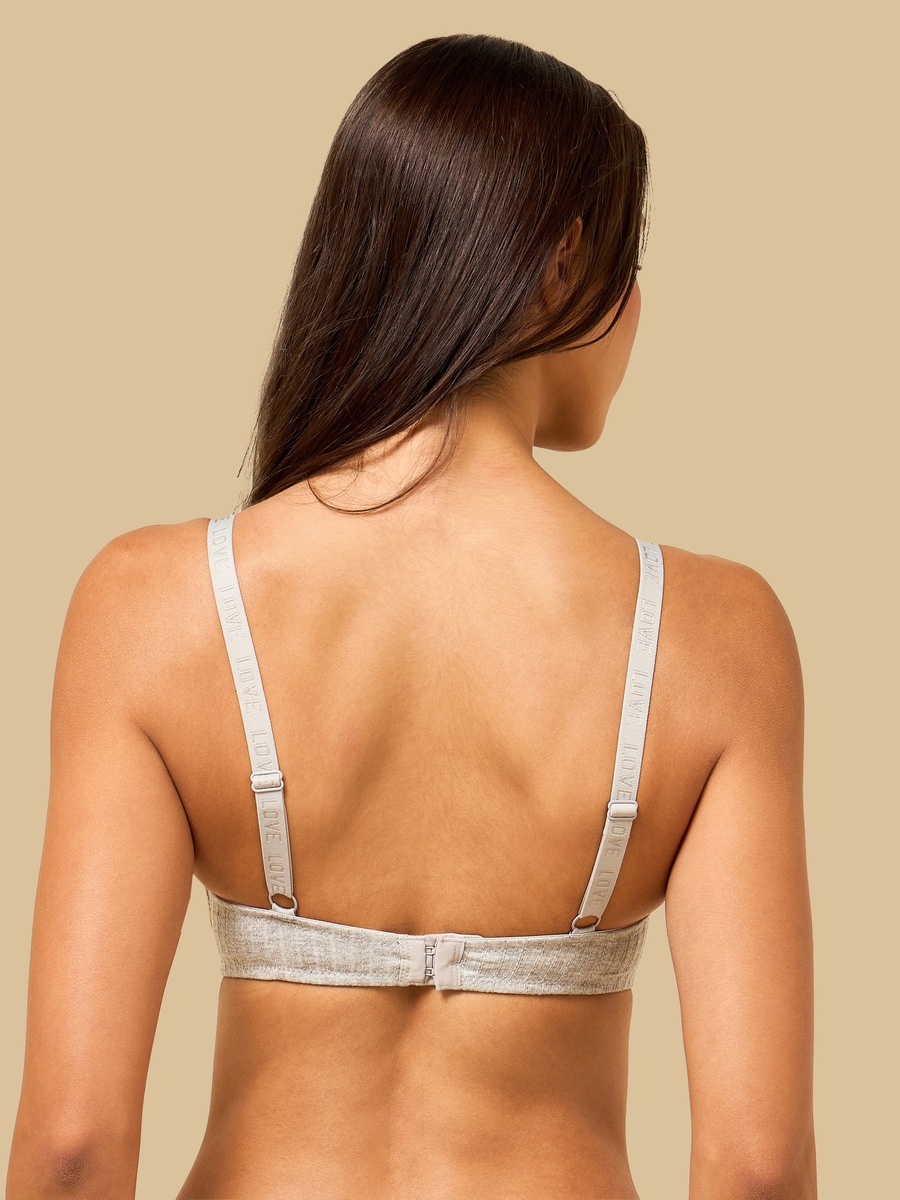 Pointelle Non-Wired Padded Comfort Bra