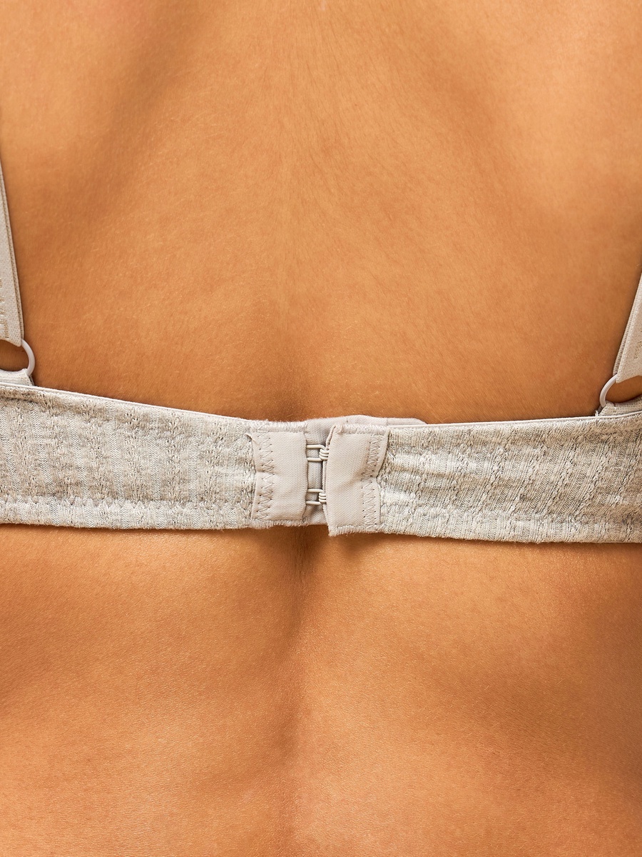 Pointelle Non-Wired Padded Comfort Bra