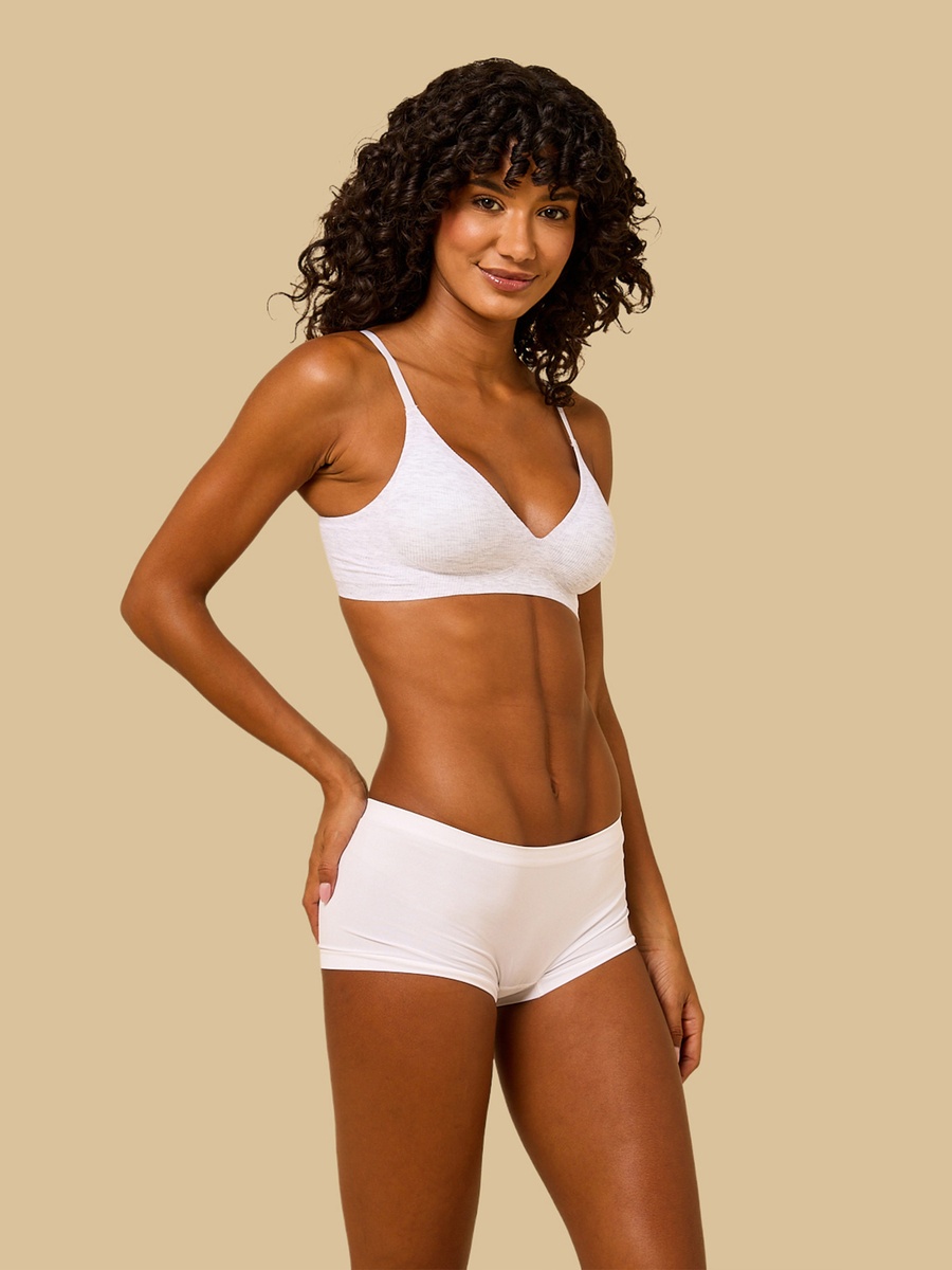 Ribbed Bonded Bralette