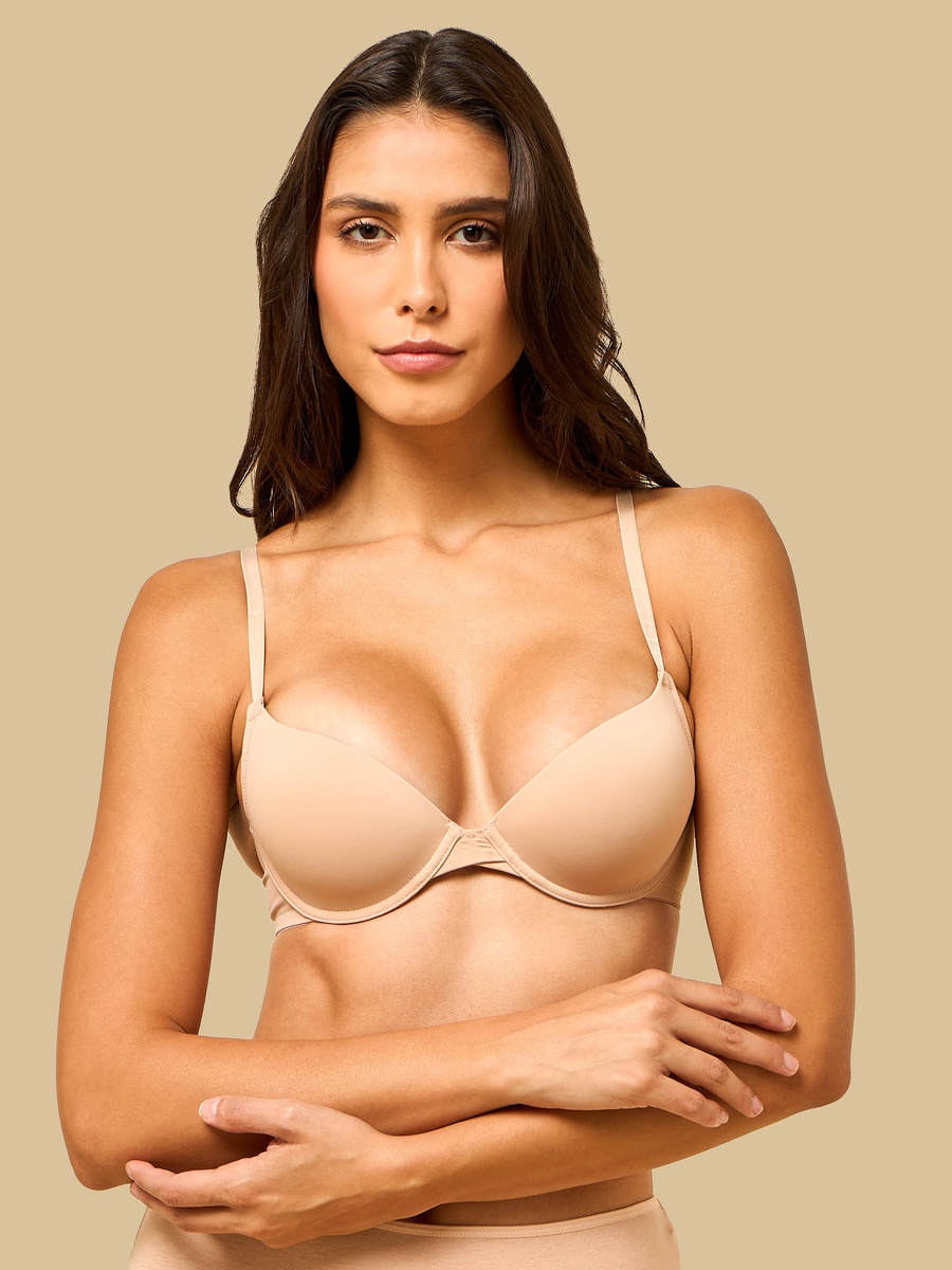 Plain Padded Plunge Bra