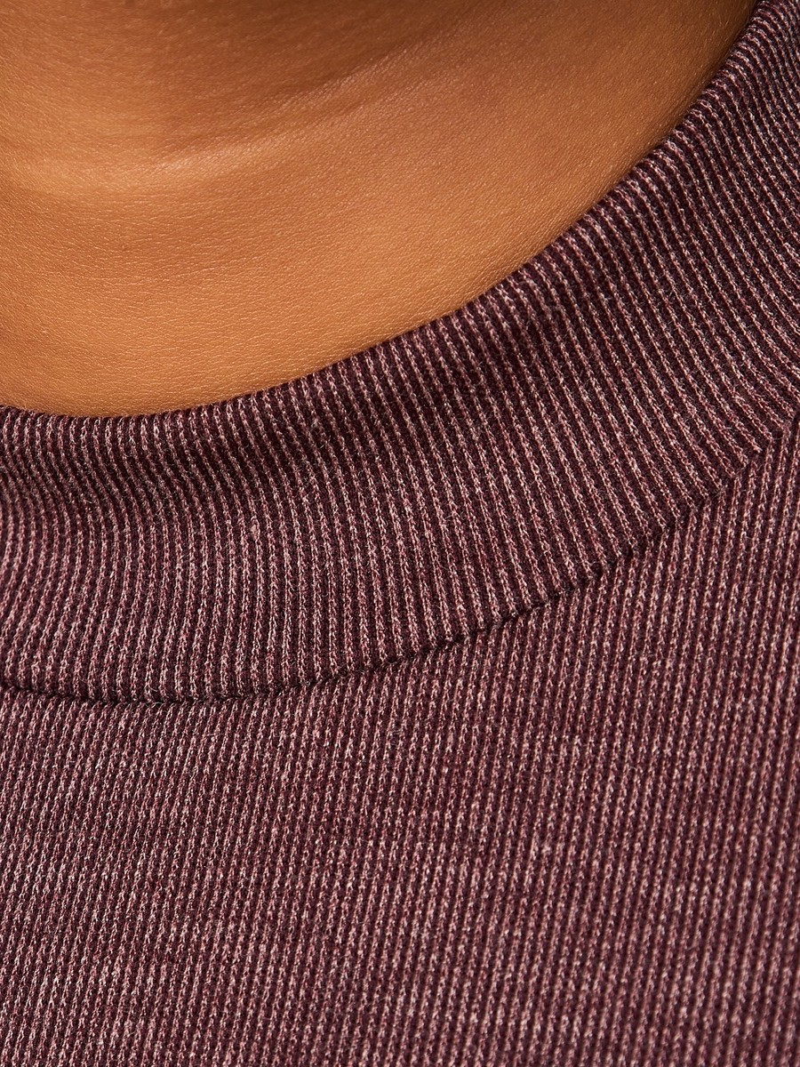 Striped Sleeveless High Neck Top
