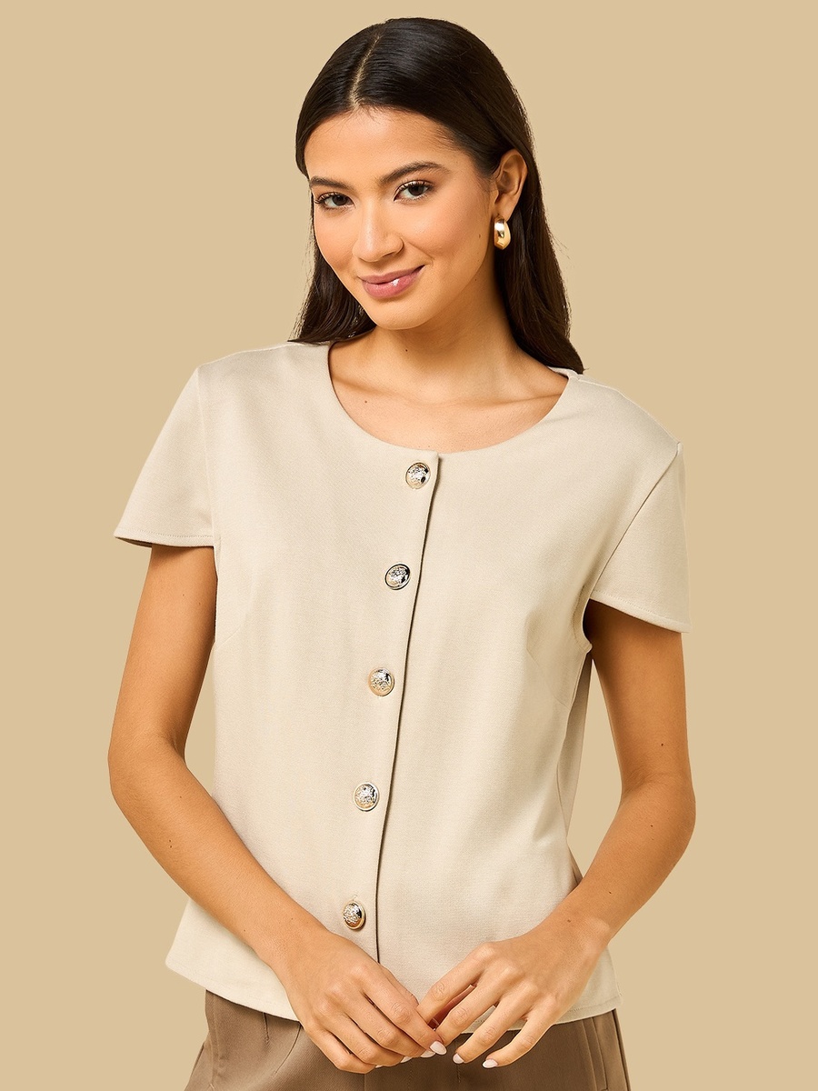Plain Ponte Top