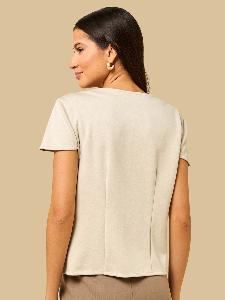 Plain Ponte Top