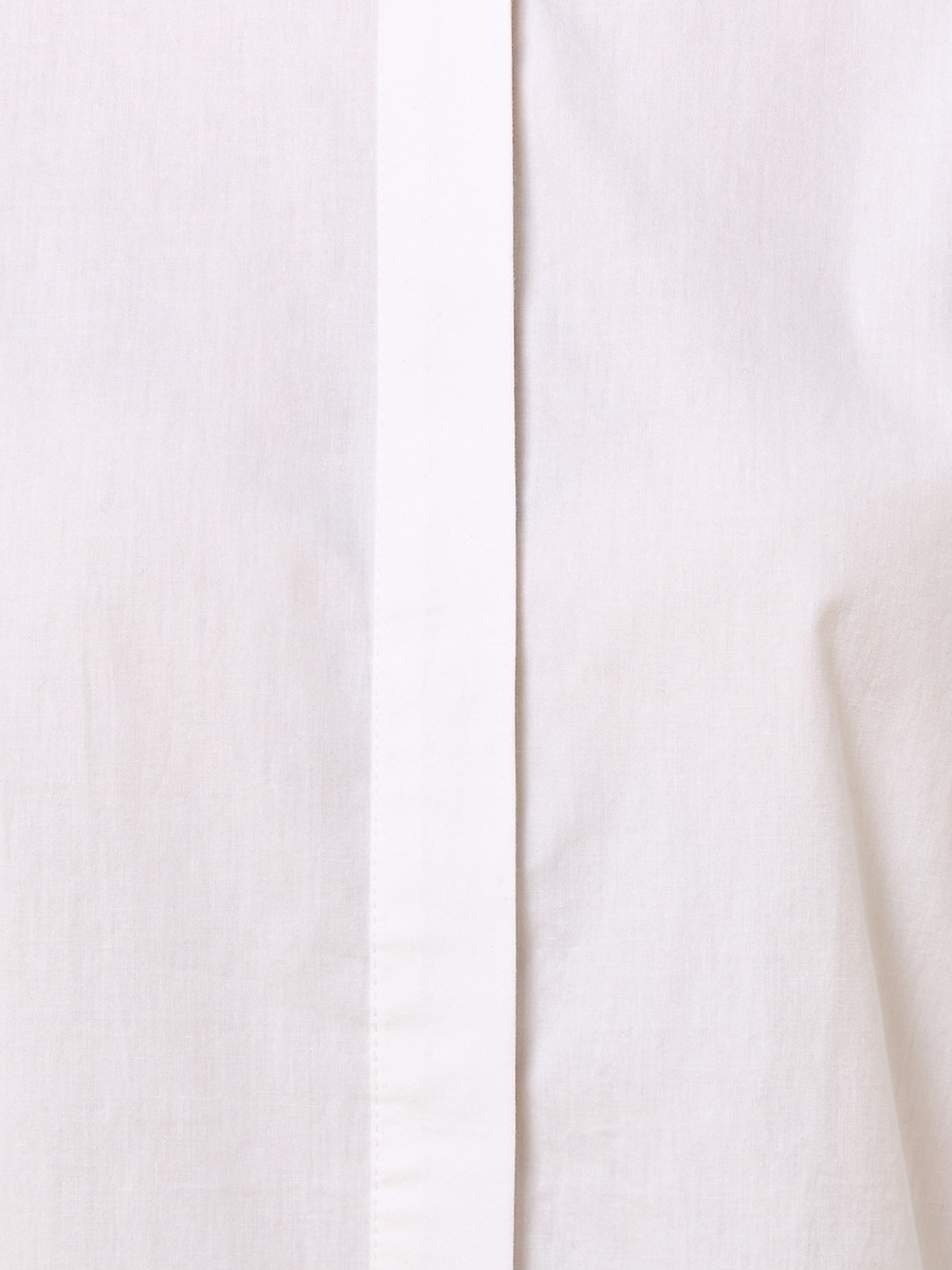 Volume Sleeves Poplin Top