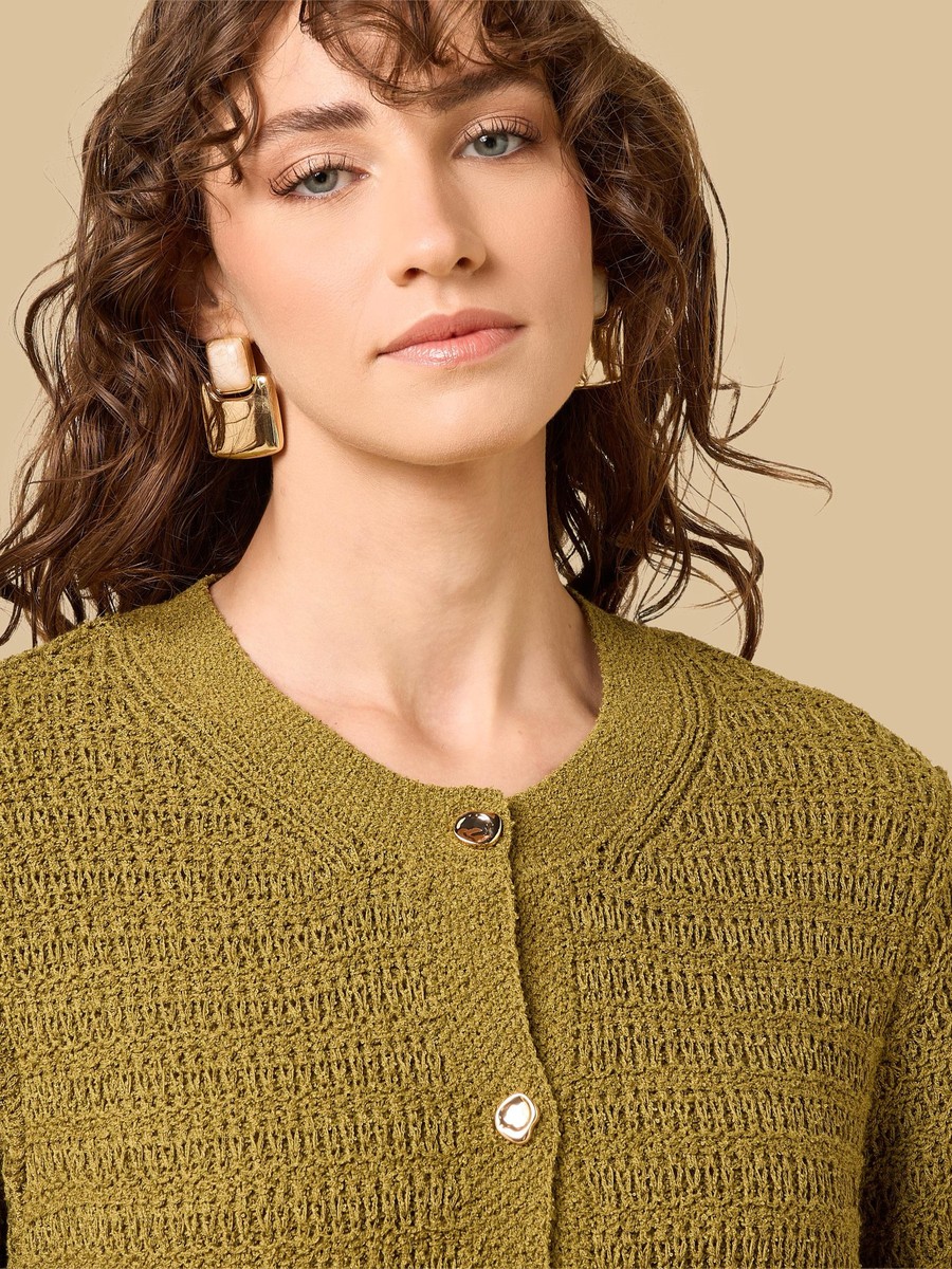 Textured Cardigan
