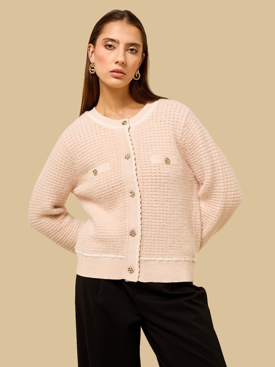 Textured Cardigan