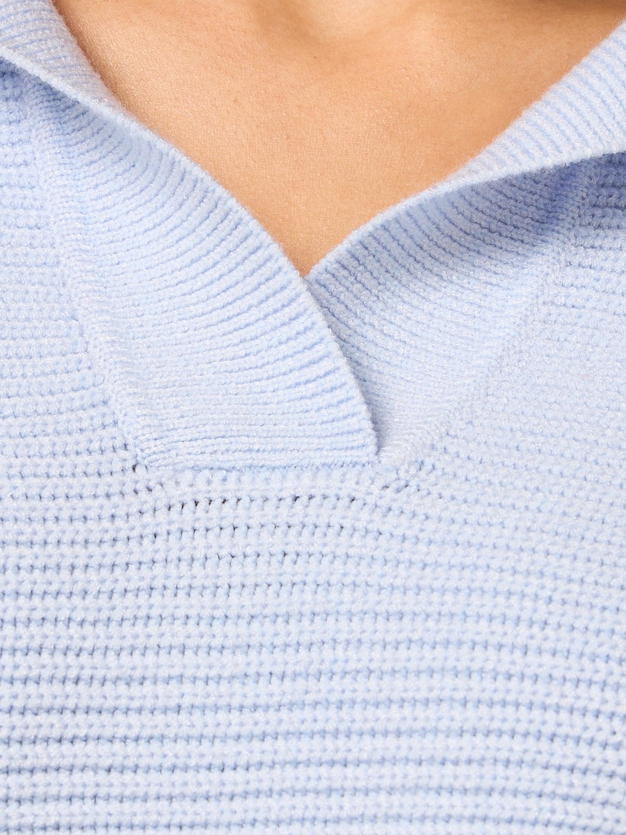 Textured Collared Jumper