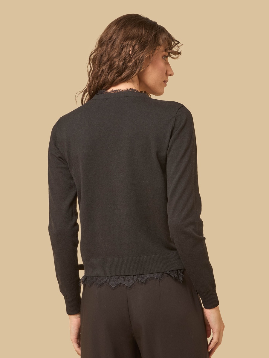 Lace Detail Cardigan