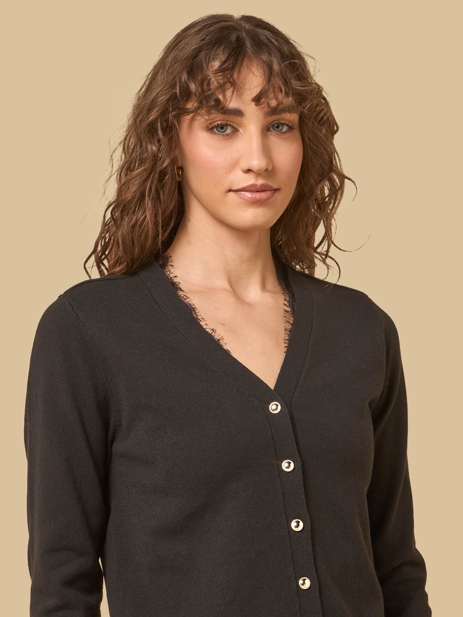 Lace Detail Cardigan