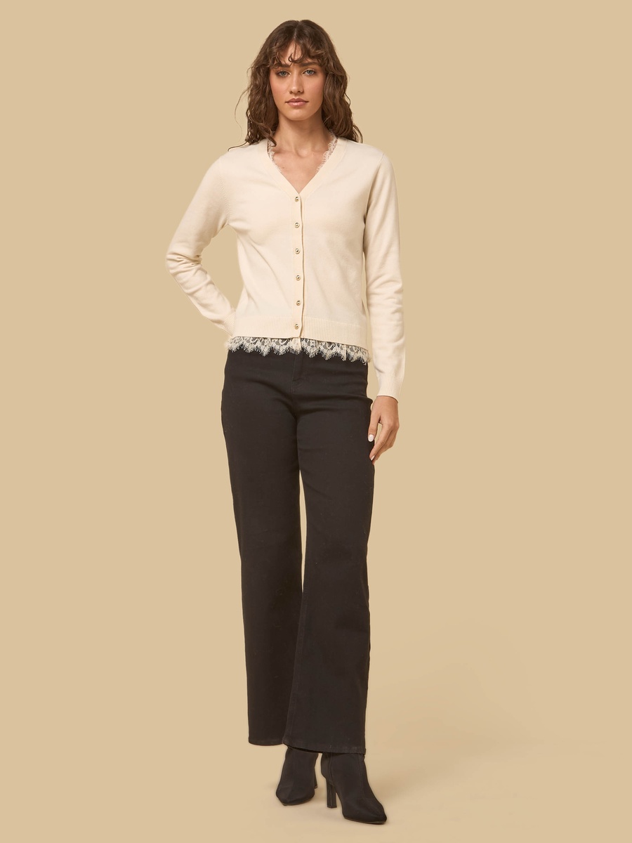 Lace Detail Cardigan