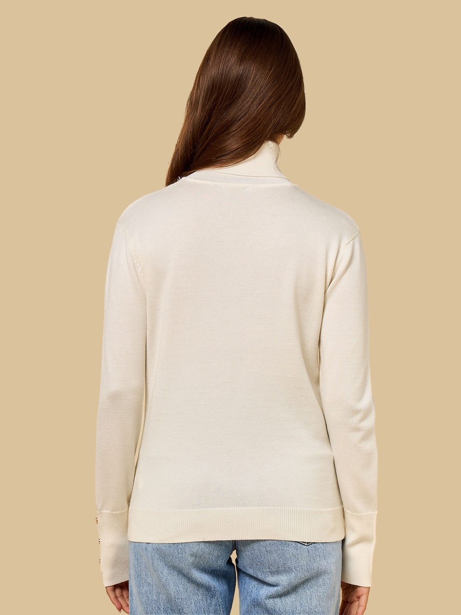 Textured Turtle Neck Sweater