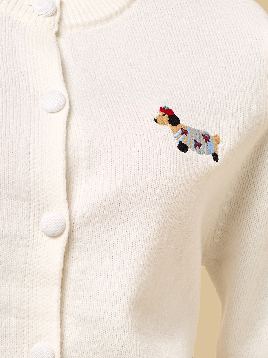 Embroidered Cardigan