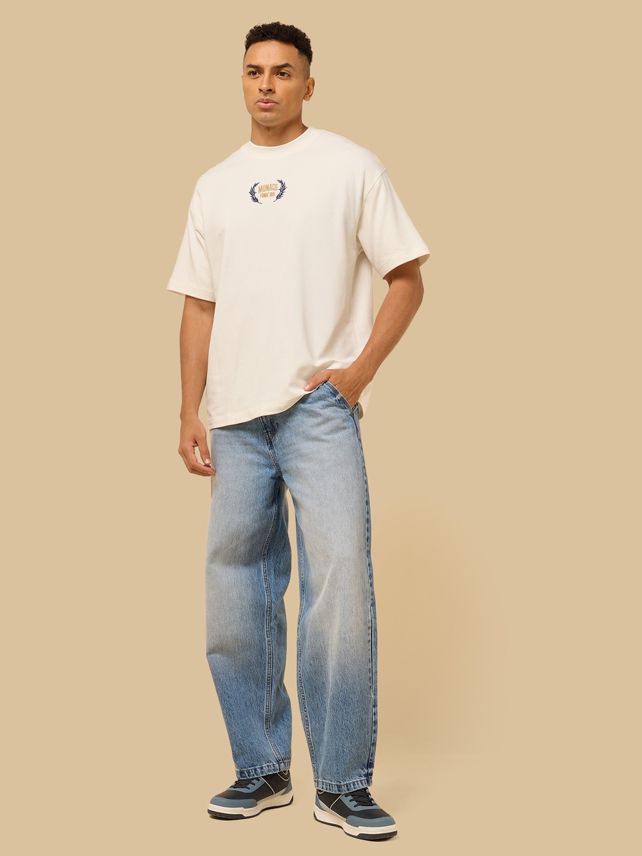 Monaco Print Oversized T-Shirt