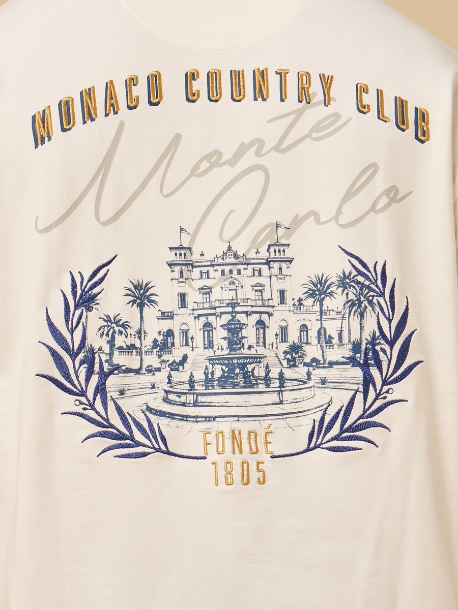Monaco Print Oversized T-Shirt