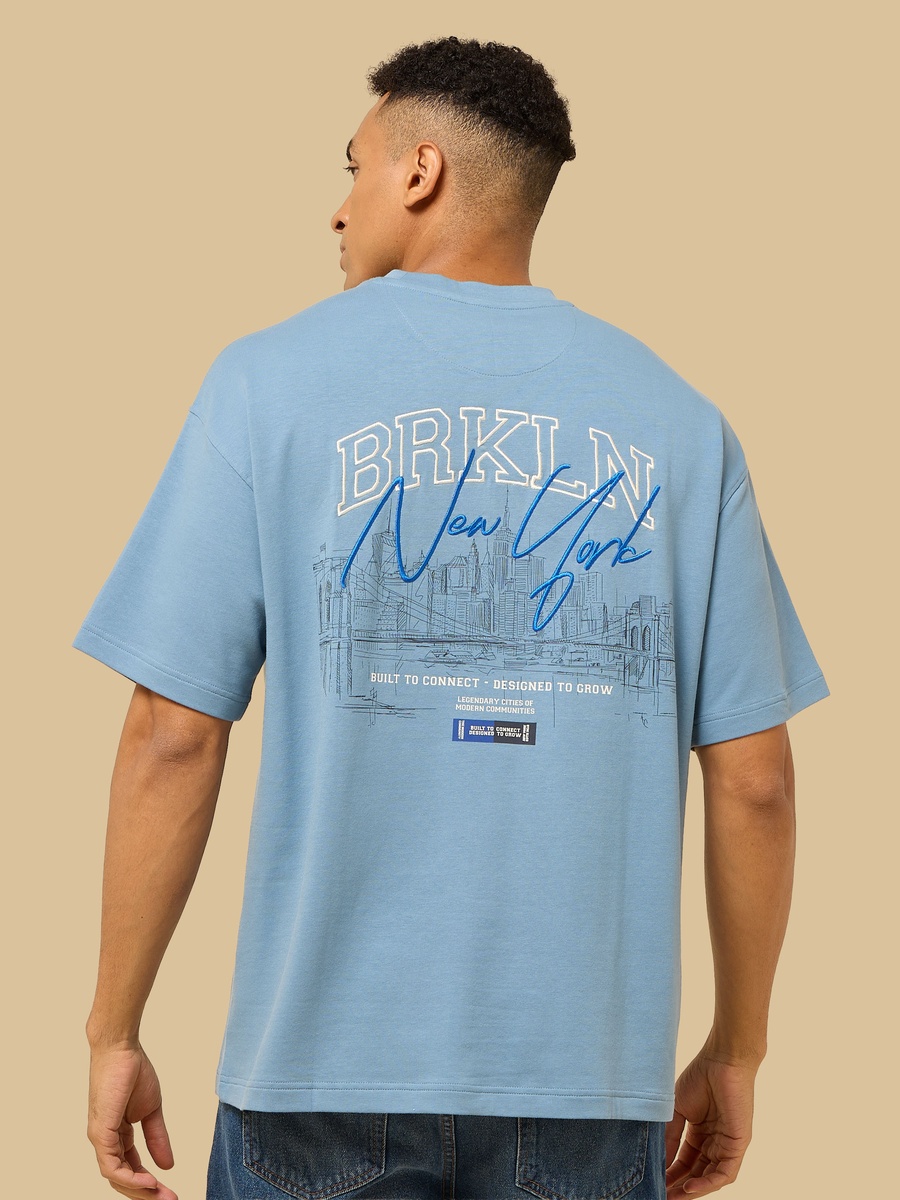 Brooklyn Print Oversized T-Shirt