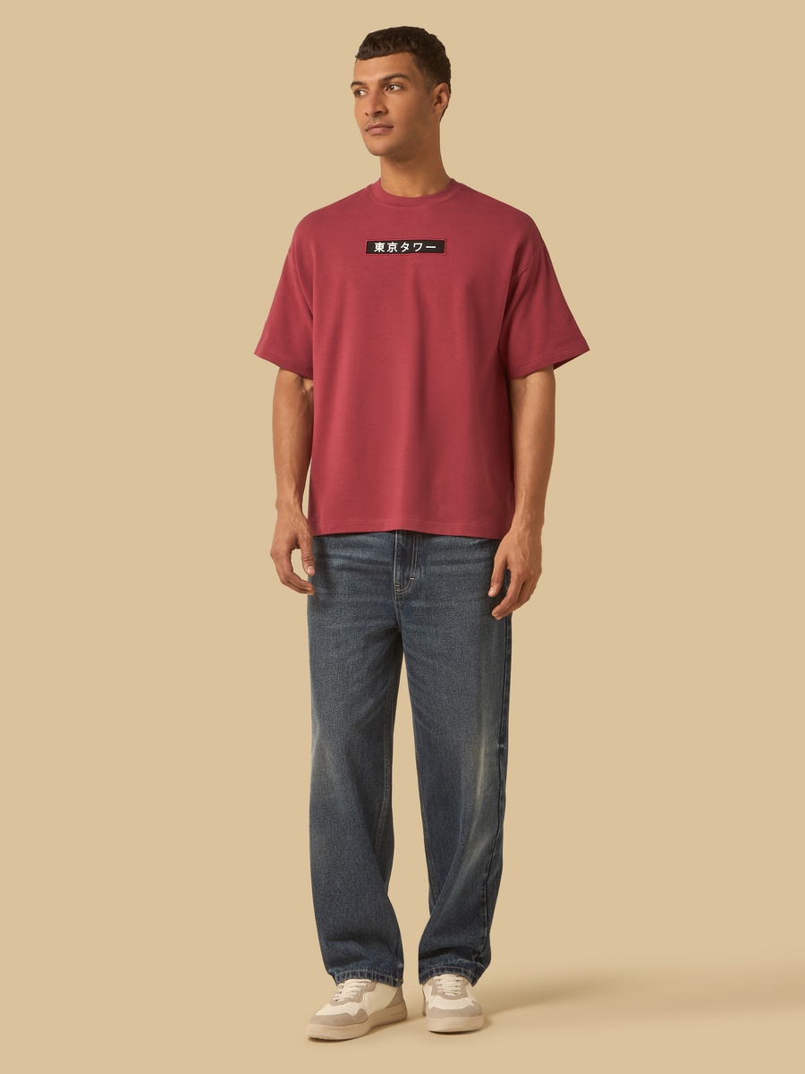 Graphic Print Oversized T-Shirt